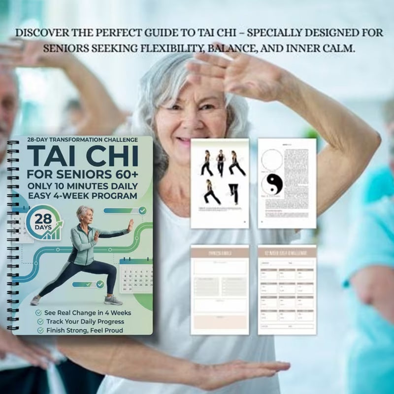 ⏳Limited-time 49% off⏰Wellness Pick | 28-Day Tai Chi Book🧘☯️