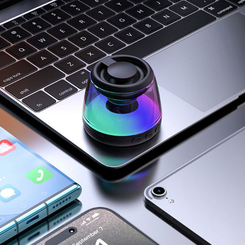 📢📢40% OFF !! ⏰Magnetic Bluetooth Speaker with RGB Light