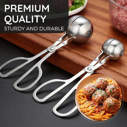 📢📢49% OFF !! ⏰Stainless Steel Meatball Maker – 304 Food-Grade Steel, Non-Stick Smooth Surface & One-Press Design – Perfect Meatballs in Seconds ✨