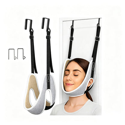 📢📢49% OFF !! ⏰Over Door Cervical Traction Device for Neck Pain Relief