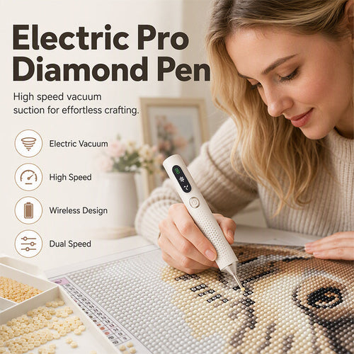 💎 LIMITED‑TIME 49% OFF! ✨ Rechargeable Electric Diamond Pen – Precise, Comfortable, Time‑Saving