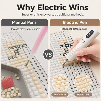 💎 LIMITED‑TIME 49% OFF! ✨ Rechargeable Electric Diamond Pen – Precise, Comfortable, Time‑Saving