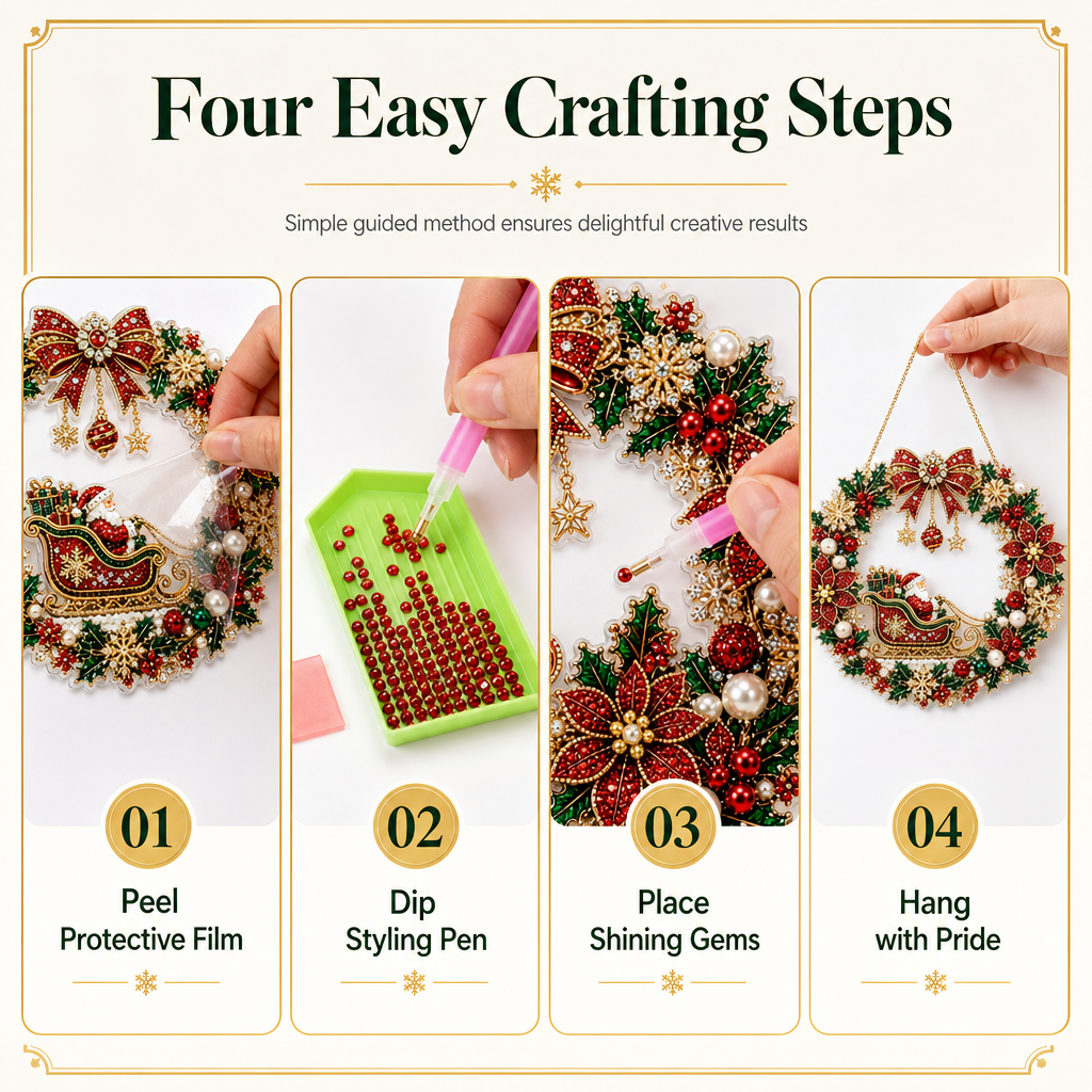 DIY Christmas Diamond Art Kits