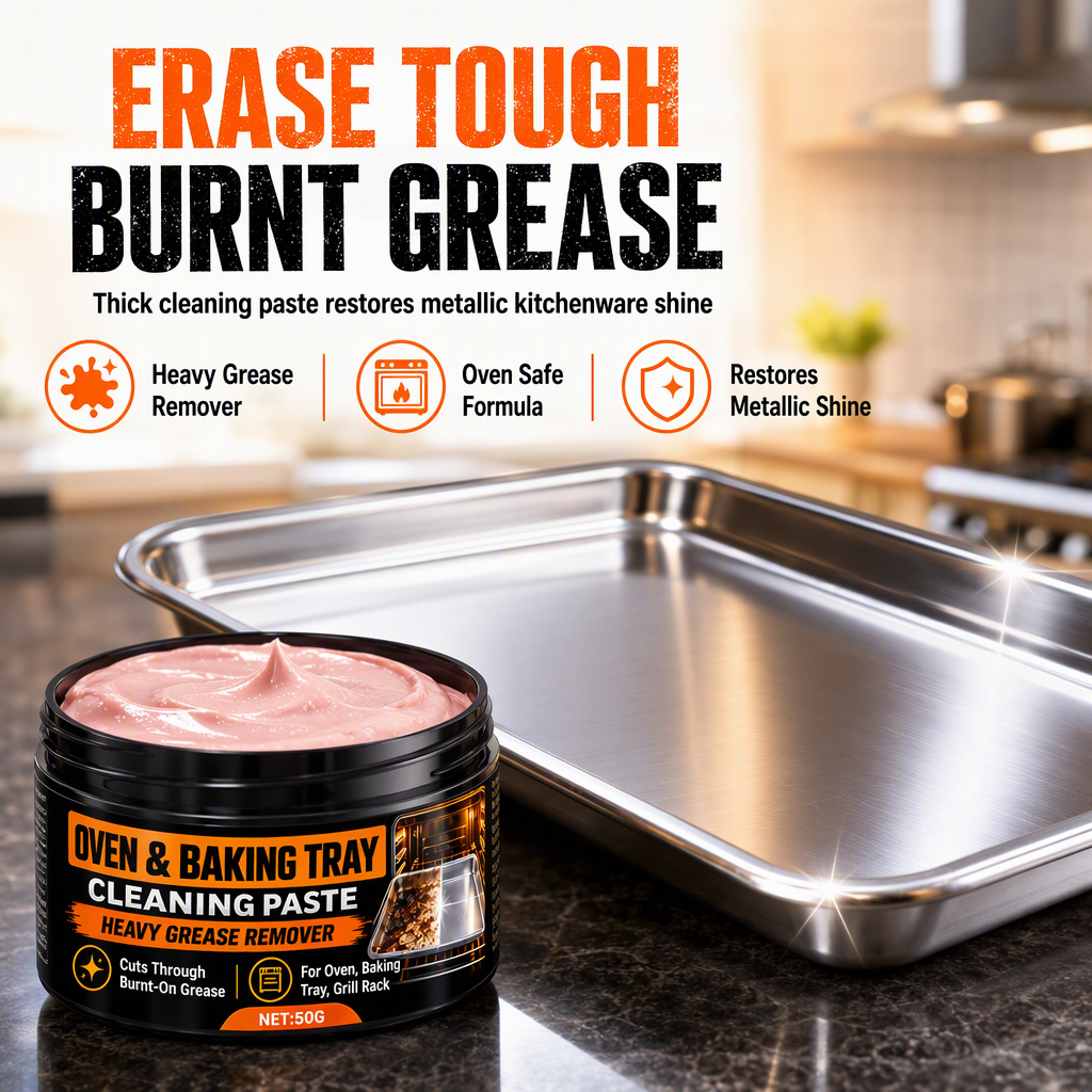 🔥Erase Burnt Grease Instantly! Heavy-Duty Cleaning Paste