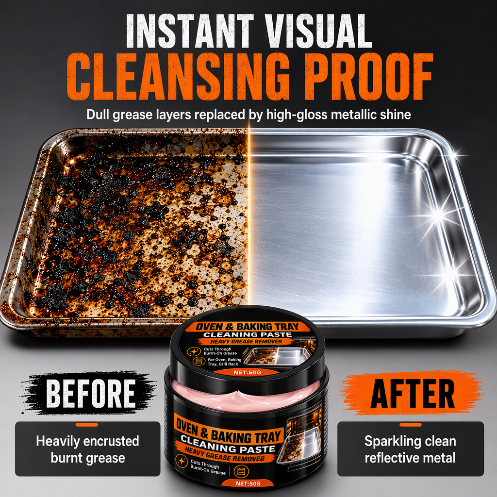 🔥Erase Burnt Grease Instantly! Heavy-Duty Cleaning Paste