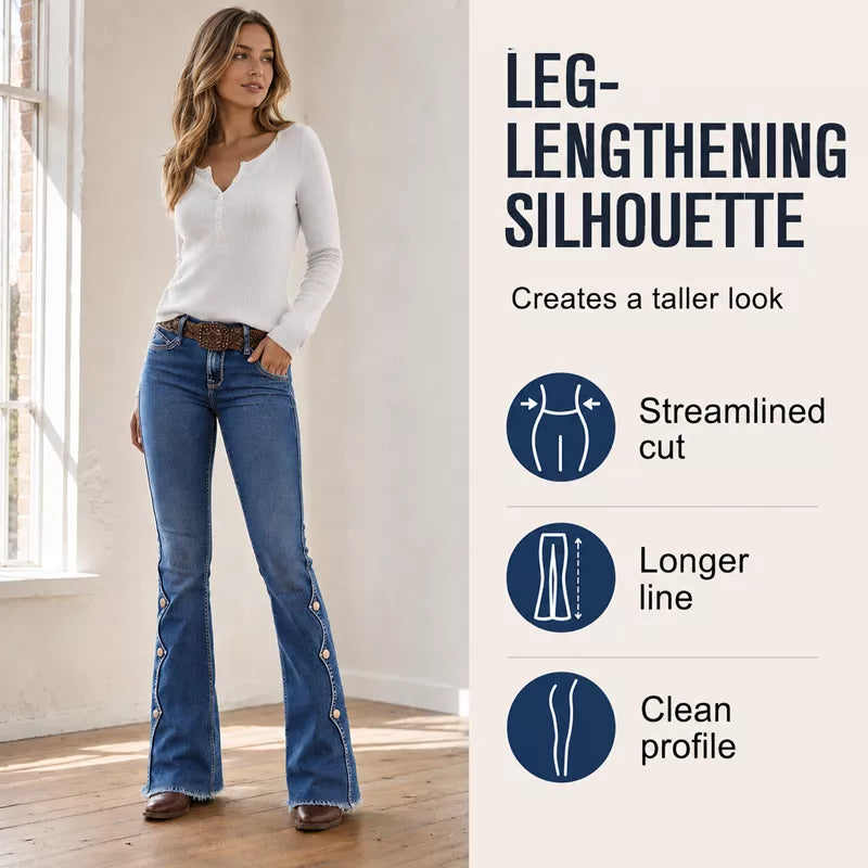 ⏰Last Day Sale 49% OFF& Free Shipping✈️💃Women High Waisted Distressed Flare Jeans